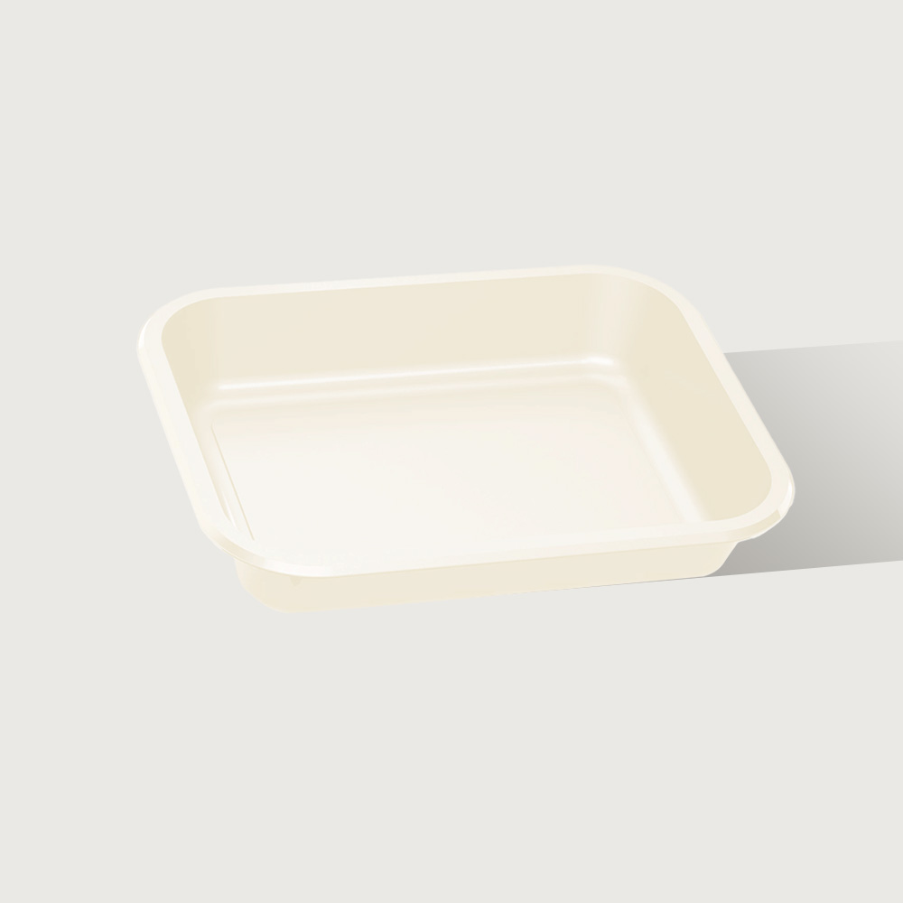187x137x26mm Ovenable Transparent CPET Tray