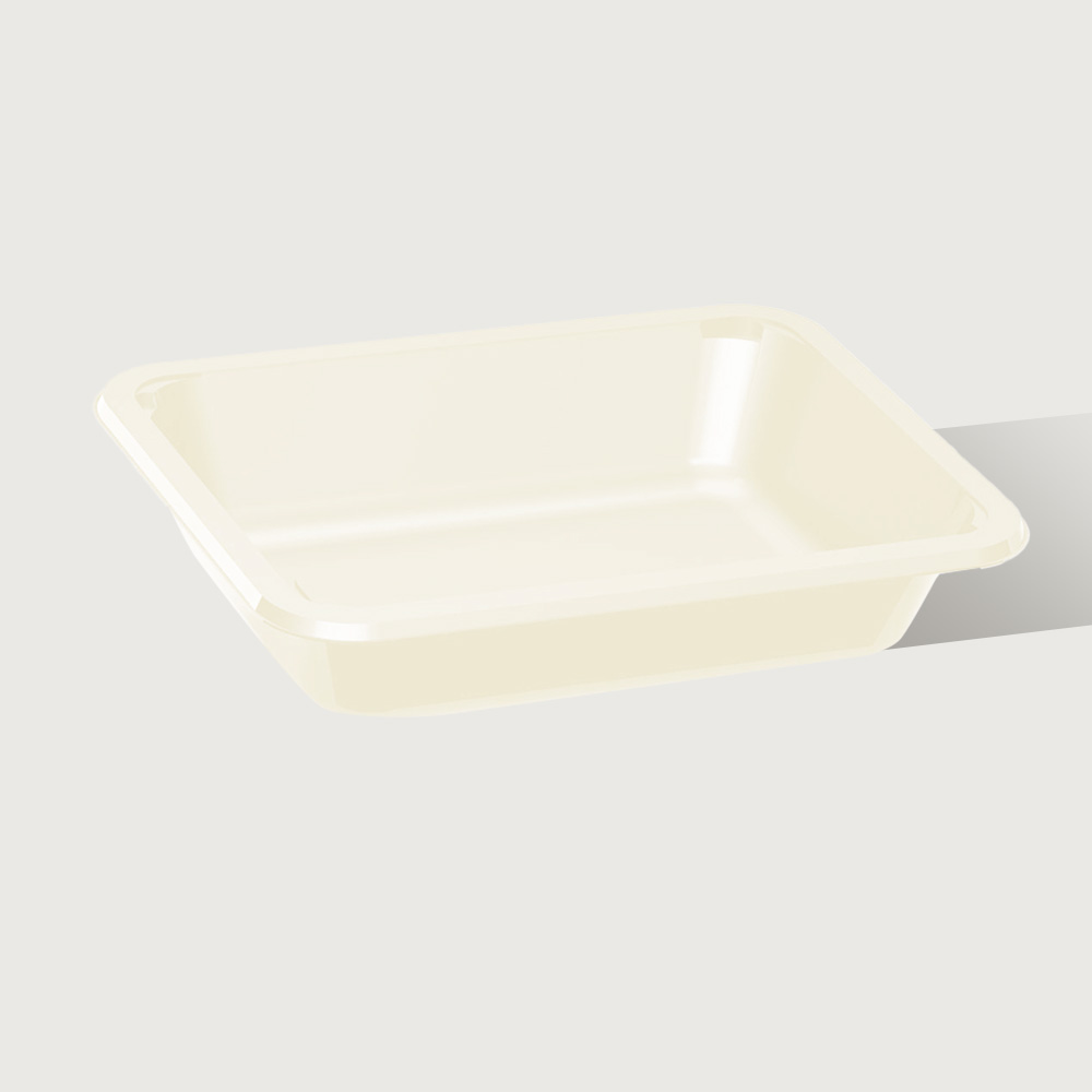 225x175x43mm Ovenable Transparent CPET Tray