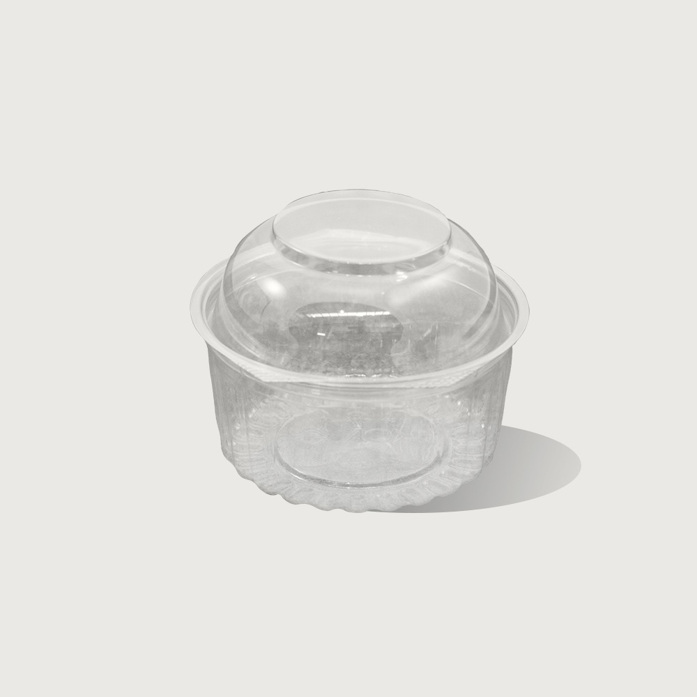 12oz Dome Round Hinged Lid PET ShoBowl Container