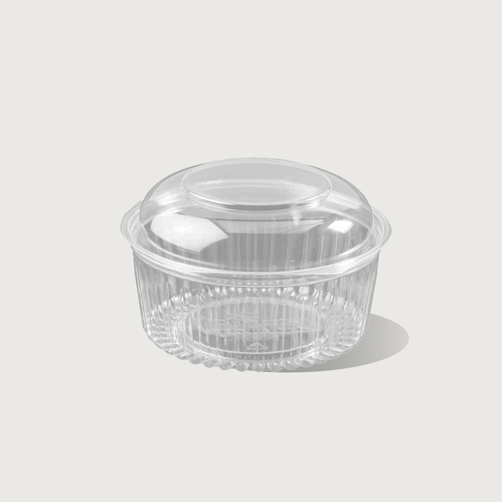 32oz Dome Round Hinged Lid PET ShoBowl Container
