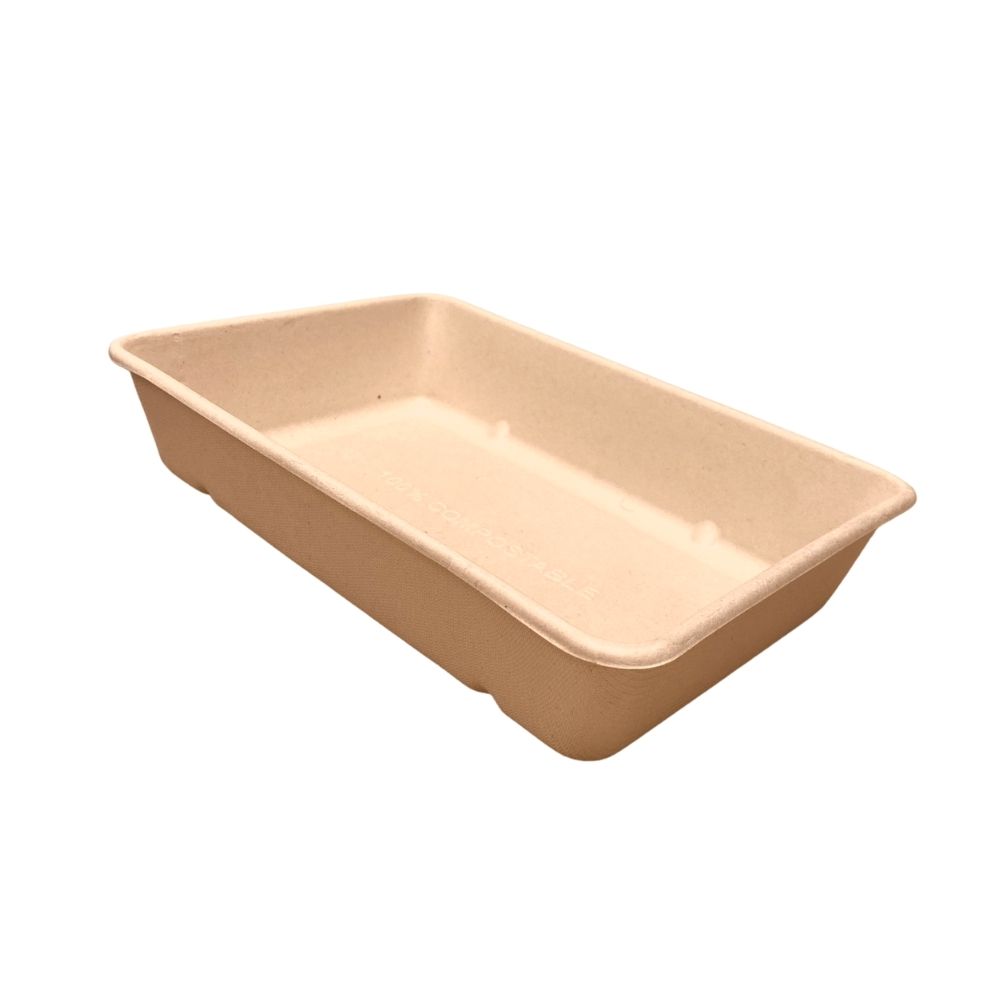 Rectangle Container 28oz Natural EcoCane Bagasse