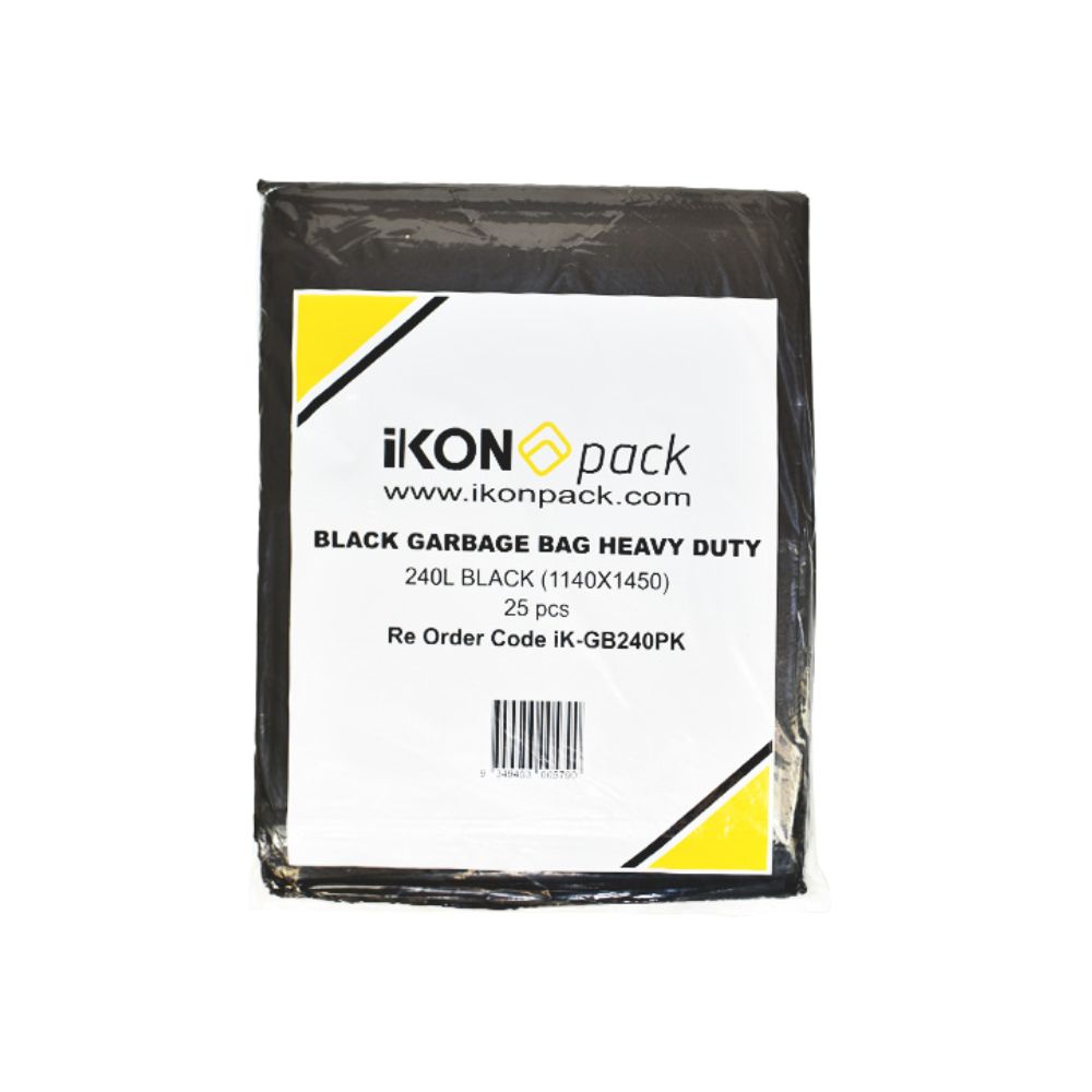 240L Garbage Bags Heavy Duty 605x570x1400mm