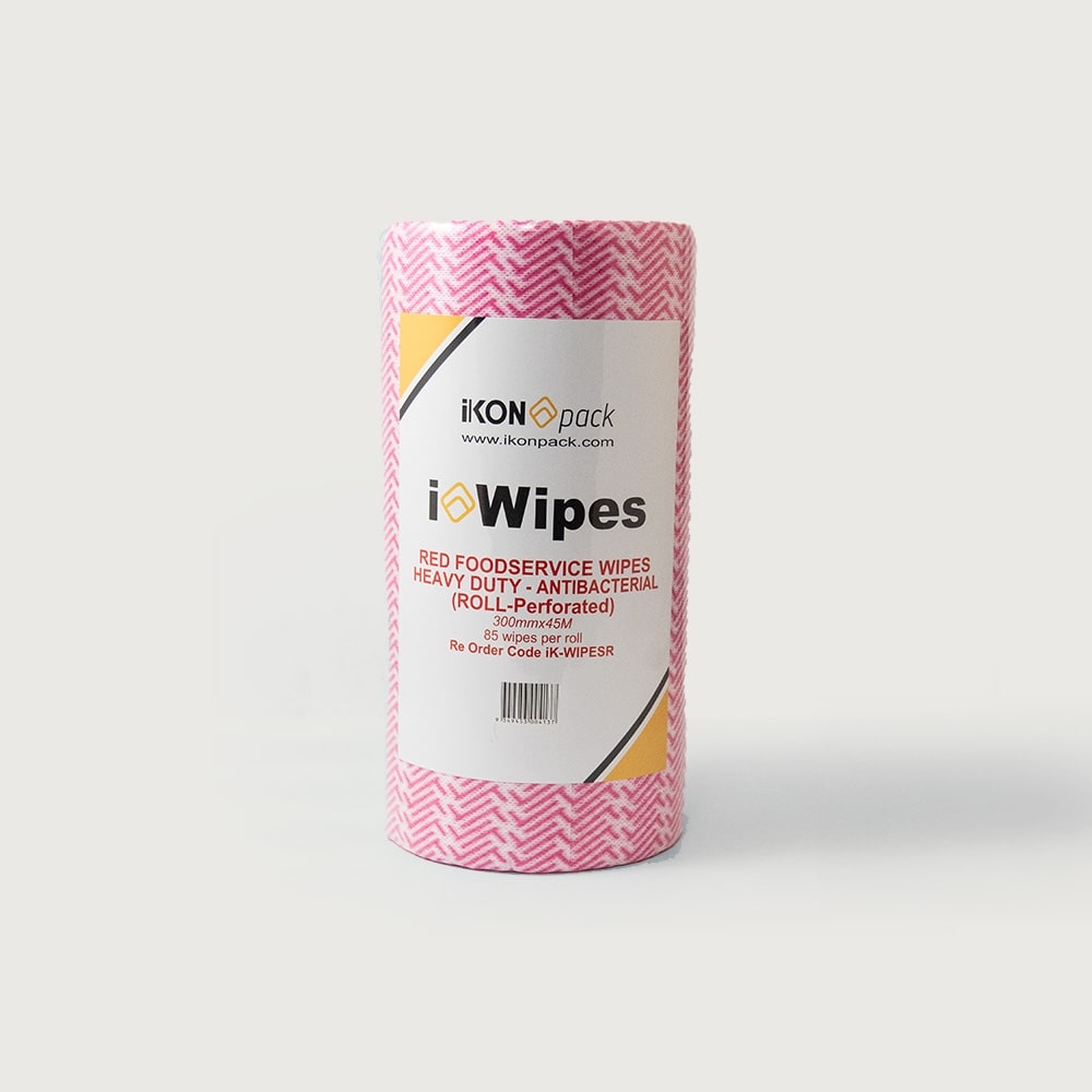 iKON Red Heavy Duty Wipes 300X530