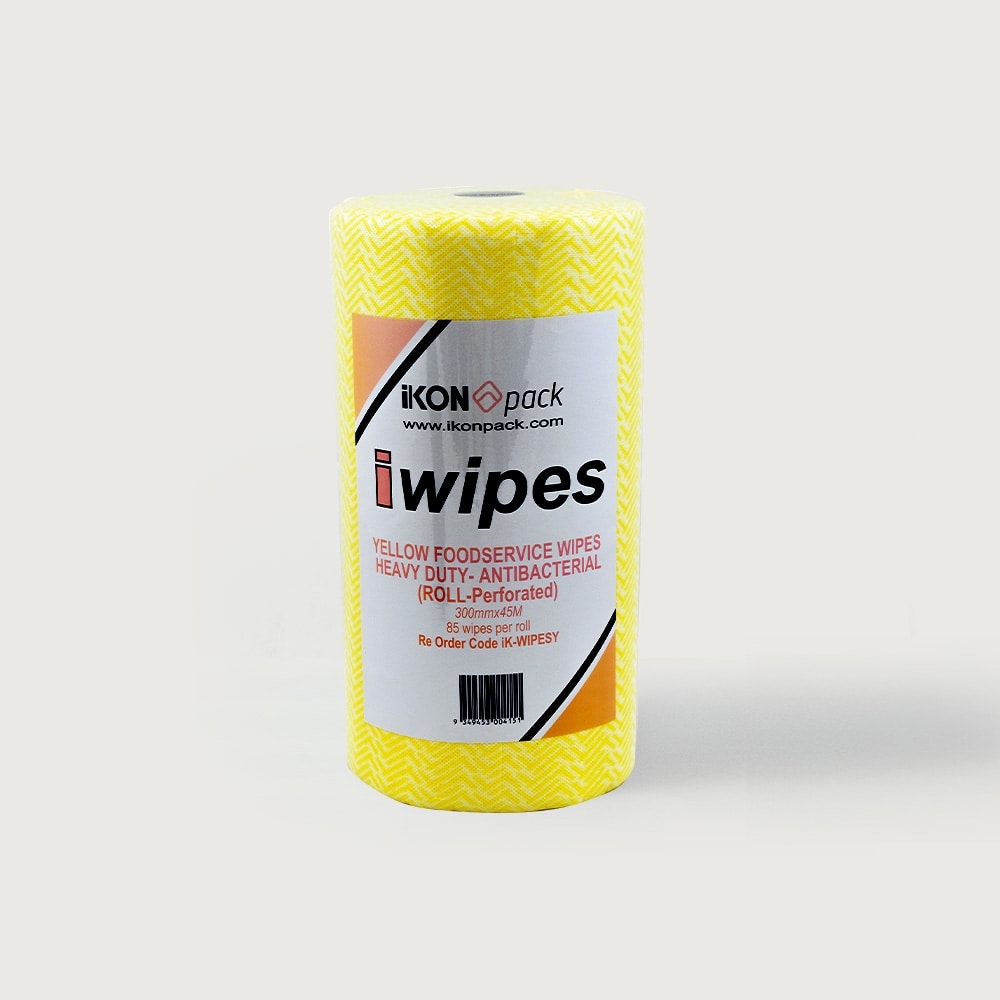 iKON Yellow Heavy Duty Wipes 300X530